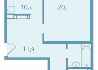 Продам 2-комнатную квартиру, 63.4 м2, поселок Зональная Станция, улица Королёва, 20