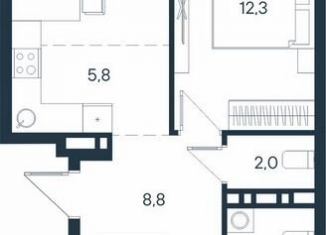 Продажа 3-ком. квартиры, 61.6 м2, Пермь, Индустриальный район