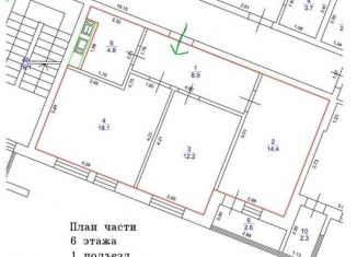 Продажа 2-комнатной квартиры, 58.6 м2, Нижний Новгород, улица Тургенева, 25к1, метро Горьковская