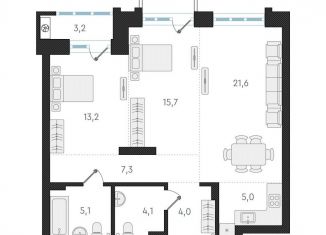 Продается 3-ком. квартира, 76 м2, Новосибирск, Заельцовский район