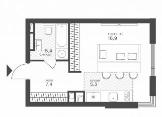 Продажа квартиры студии, 35 м2, Москва, район Крылатское