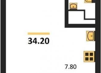 Продаю квартиру студию, 34.2 м2, Воронеж