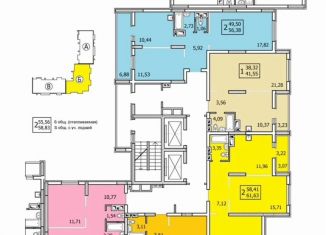 Продам 1-ком. квартиру, 41.7 м2, Саратов, улица имени Александра Кривохижина, 6