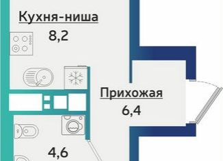 Продам 2-ком. квартиру, 46.9 м2, Ижевск, Устиновский район, улица Архитектора П.П. Берша, 42