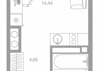 Продается квартира студия, 22.9 м2, Астрахань, улица Николая Островского, 148/1