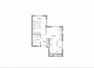 Продам 1-ком. квартиру, 39.9 м2, Астрахань