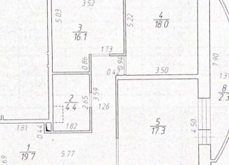 Продажа квартиры со свободной планировкой, 102 м2, Подольск, улица Некрасова, 4, ЖК Московский