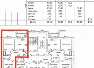 Продается 2-ком. квартира, 66.3 м2, Чувашия, улица Анатолия Игумнова, 28