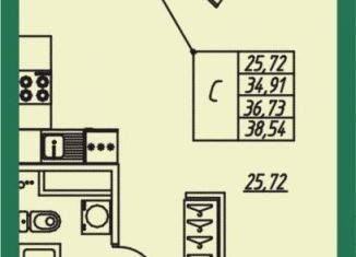 Продаю квартиру студию, 36.7 м2, Владимирская область