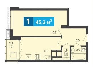 Продаю однокомнатную квартиру, 45.2 м2, Пензенская область, Прибрежный бульвар, 5