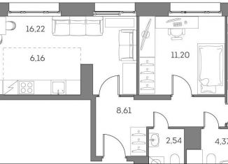 Продаю 3-комнатную квартиру, 65.9 м2, Москва, ЮВАО, Рязанский проспект, 2с27