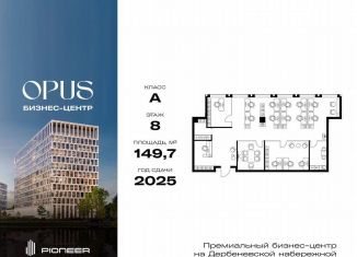 Продаю офис, 149.7 м2, Москва, Дербеневская улица, 1, Даниловский район