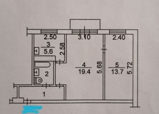 Продается двухкомнатная квартира, 46 м2, Томская область, улица Мичурина, 69