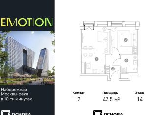 Продажа 2-ком. квартиры, 42.5 м2, Москва, станция Хорошёво