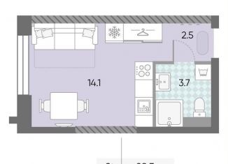 Продаю однокомнатную квартиру, 20.3 м2, Москва, Даниловский район, жилой комплекс Зиларт, 21/22