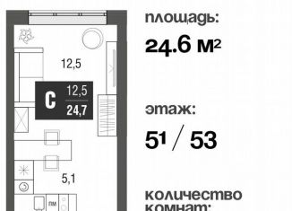 Продается квартира студия, 24.6 м2, Москва, проезд Серебрякова, 11к2, ЖК Сильвер