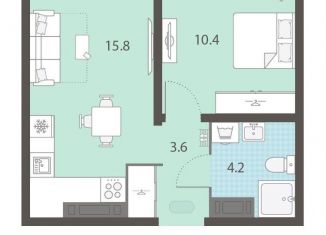 Продам однокомнатную квартиру, 34 м2, Екатеринбург, Кировский район