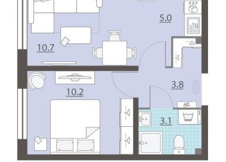 1-ком. квартира на продажу, 32.8 м2, посёлок Мичуринский