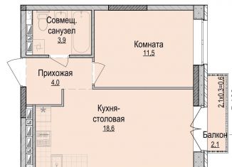 Продаю однокомнатную квартиру, 38 м2, Ижевск, Устиновский район