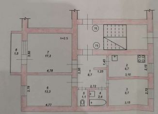 Продается 3-ком. квартира, 58.1 м2, рабочий посёлок Комсомольский, 1-й микрорайон, 49