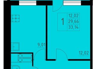 Продам 1-комнатную квартиру, 33.1 м2, Пермь, Орджоникидзевский район