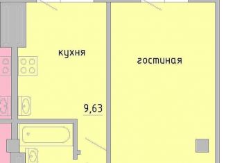 Продам 1-ком. квартиру, 47 м2, Новосибирск, Тульская улица, 80, ЖК Тульский