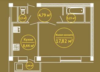 Продажа однокомнатной квартиры, 40 м2, Ставрополь, микрорайон № 29, улица Доваторцев, 90