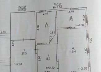 Продажа дома, 72 м2, село Кривошеино, Пионерская улица