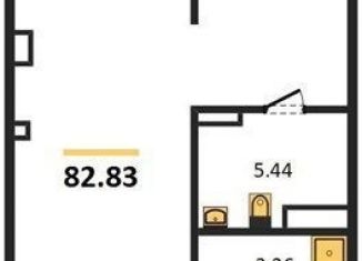 Продажа помещения свободного назначения, 82.83 м2, село Ям, жилой комплекс Прибрежный Парк, к5.1