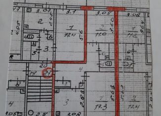 Продается 2-комнатная квартира, 53.3 м2, рабочий посёлок Ильиногорск, Центральная улица, 1