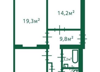 Продажа трехкомнатной квартиры, 79.1 м2, Санкт-Петербург, Ковалёвская улица, 21, метро Ладожская