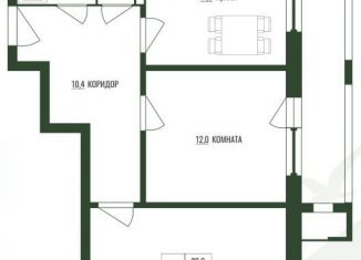 2-ком. квартира на продажу, 61.5 м2, Благовещенск, улица Чайковского, 100, ЖК Чайка