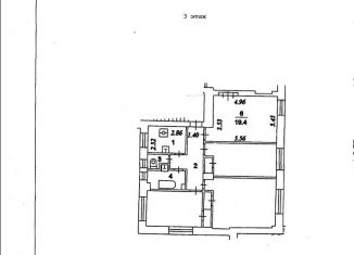 Продам комнату, 19.4 м2, Москва, Новослободская улица, 62к19, метро Савеловская