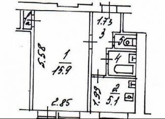 Продаю 1-комнатную квартиру, 29 м2, Москва, Радужная улица, 6, метро Бабушкинская