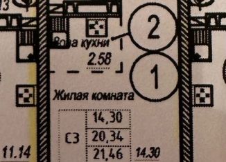 Продажа квартиры студии, 22 м2, Ростов-на-Дону, Горсоветская улица, 49/1, ЖК Свобода