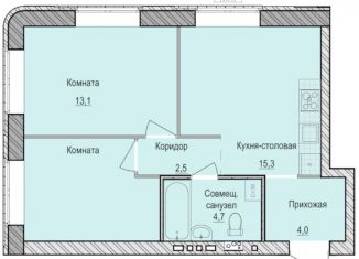 Продаю двухкомнатную квартиру, 49.9 м2, Удмуртия