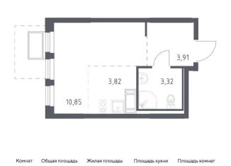 Продажа квартиры студии, 21.9 м2, Ленинский городской округ, ЖК Горки Парк