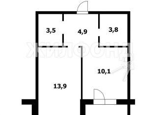 Продается 1-комнатная квартира, 36.2 м2, Новосибирск, улица Мясниковой, 30, ЖК Северная Корона