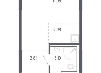 Продаю квартиру студию, 21.1 м2, Тюмень