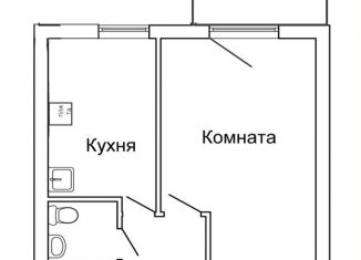 Однокомнатная квартира на продажу, 30 м2, Белореченск, Лазурная улица, 6