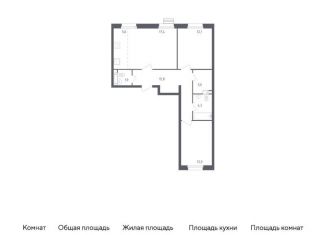 Продаю 2-комнатную квартиру, 69 м2, Москва, проспект Куприна, 30к1