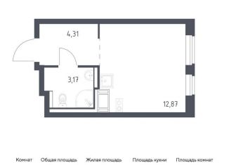 Продается квартира студия, 20.4 м2, Виллозское городское поселение