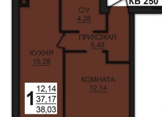 Продажа 1-комнатной квартиры, 38 м2, Ивановская область