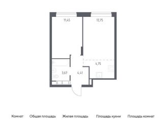 Продажа 1-ком. квартиры, 37 м2, Московская область