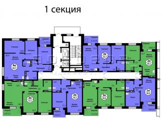 1-ком. квартира на продажу, 35.9 м2, Красноярский край, улица Лесников, 25А
