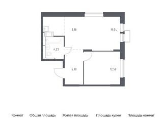 Продаю 1-комнатную квартиру, 47.1 м2, деревня Путилково