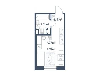 Продаю квартиру студию, 20.9 м2, Москва, жилой комплекс Светлый Мир Станция Л, к26, метро Братиславская