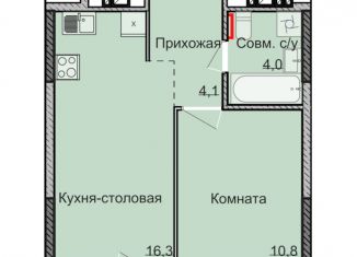 Продажа 1-комнатной квартиры, 35.2 м2, Ижевск