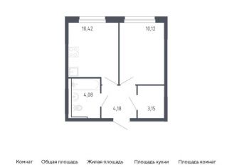 Продам однокомнатную квартиру, 32 м2, Тюмень, Ленинский округ, жилой комплекс Чаркова 72, 1.3
