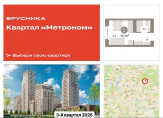 Квартира на продажу студия, 16.3 м2, Москва, район Метрогородок